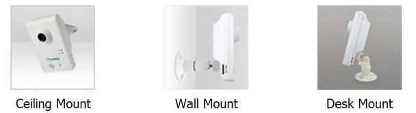 Geovision GV-CAW120 Mounting options