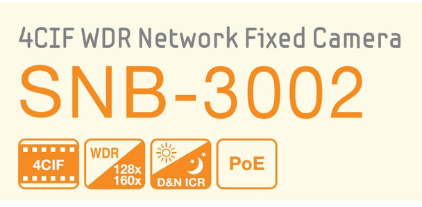 Samsung, snb-3002, 4cif, wdr, poe, fixed, IP, BOX, security, cameras, Onvif