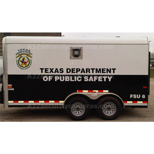 A2Z MCCT-E16 16ft Mobile Command Center Trailer drivers side A2Z MCCT-E16 16ft Mobile Command Center Trailer drivers side