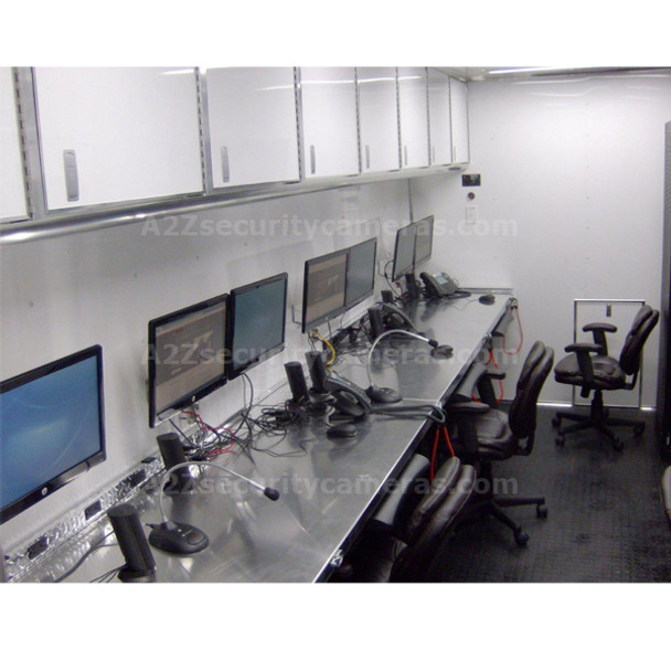 A2Z MCCT-E42 42ft Mobile Command Center Trailer Workstations A2Z MCCT-E42 42ft Mobile Command Center Trailer Workstations