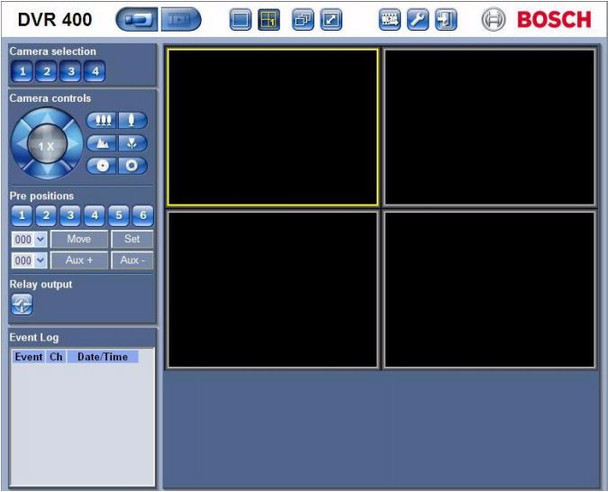 Bosch DVR-480-08A Web-client software