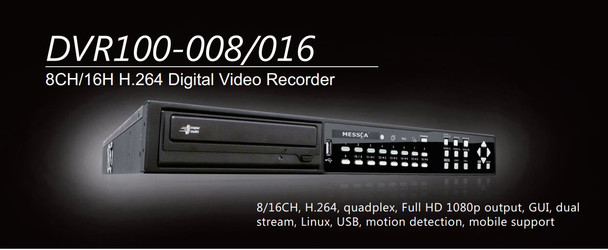 Messoa DVR100-008 8  channel DVR Features