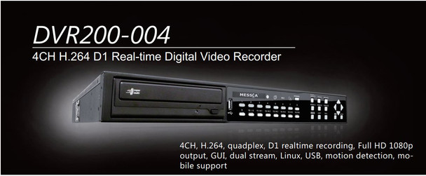 Messoa DVR200-004 DVR key features