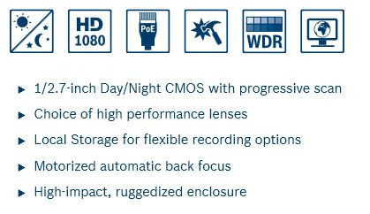 Bosch FlexiDome NDN-832V03-IP Key Features: