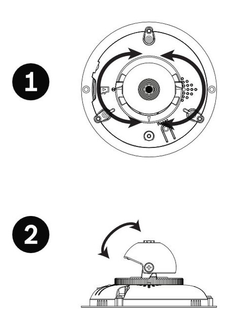 Bosch NDC-274-PM Vandal-Resistant MicroDome IVA HD IP Dome Camera adjustment