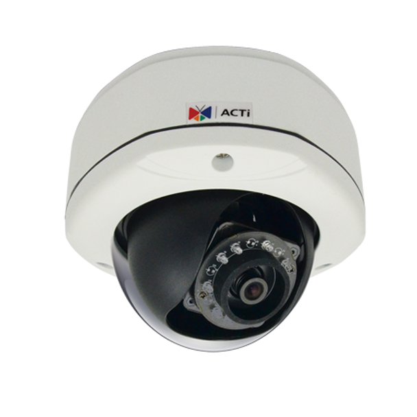 ACTi D71 720P HD IR Vandal Proof Dome IP Camera