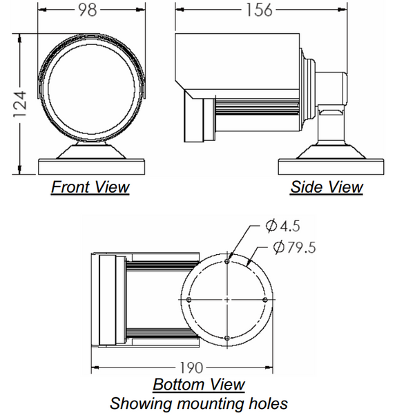 Bosch REG-X LPR Size