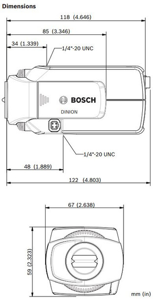 Bosch VBN-5085 DINION AN 5000 size