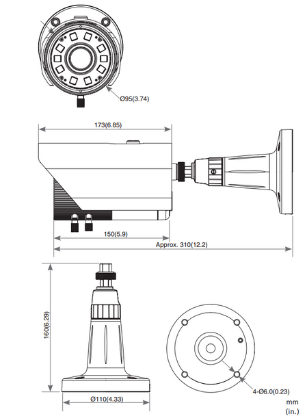 Bosch AN 4000 VLR-4075 Size
