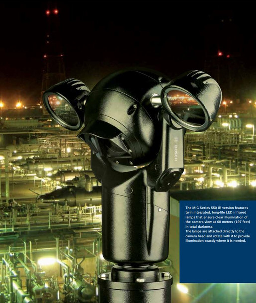 Bosch MIC-550 Infrared IR PTZ Camera
