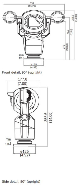 Bosch MIC-550 Infrared IR PTZ Camera