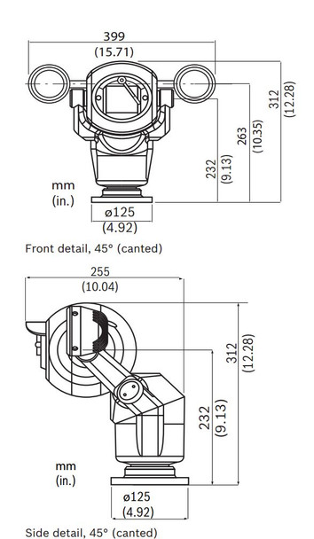 Bosch MIC-550 Infrared IR PTZ Camera