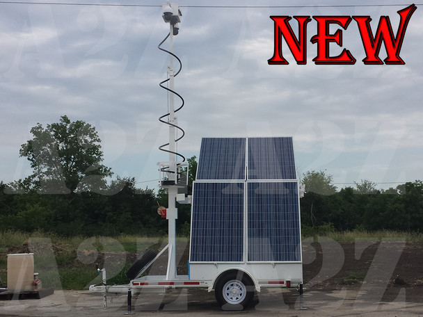 A2Z MMST-AZ1 4G Solar Powered Security Surveillance Trailer A2Z MMST-AZ1 4G Solar Powered Security Surveillance Trailer