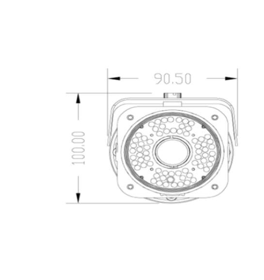 AZBC10V12TS IR Bullet measurements 2