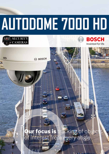 Bosch AUTODOME IP PTZ Camera 7000 HD FLYER