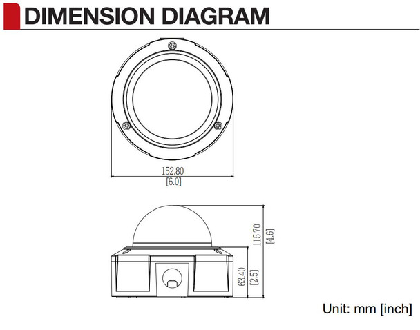 ACTi B96 Dimensions