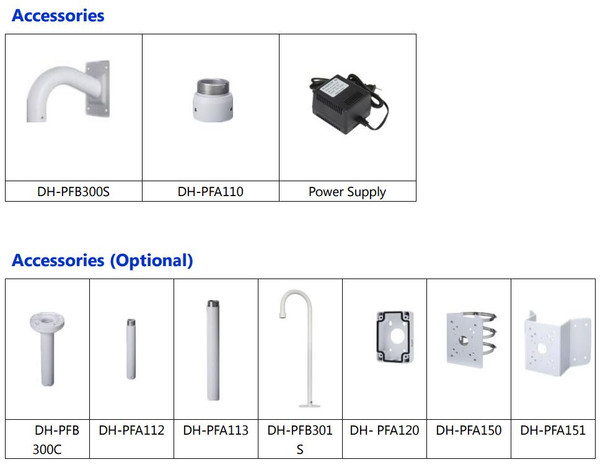 OEM Dahua SD50230S-HN PTZ Accessories