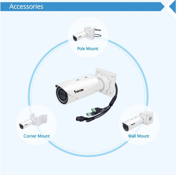 Vivotek IB8382-T IR Bullet IP Camera Optional Accessories