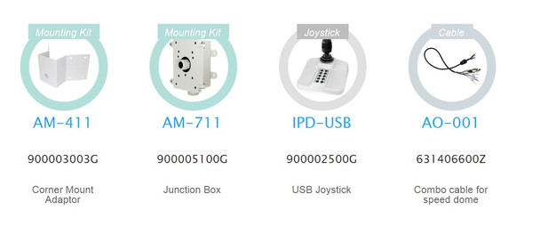 Vivotek SD8364E Dome PTZ IP Camera accessories 3