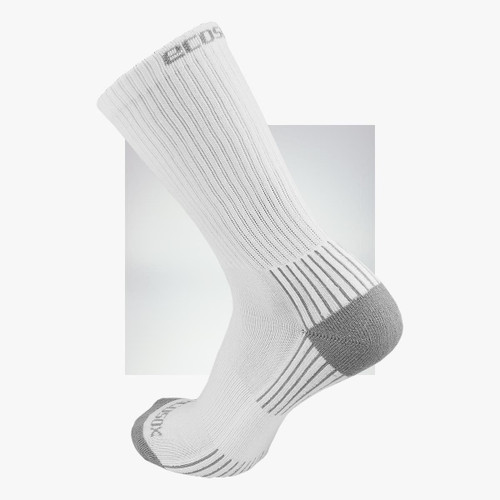 Bamboo Crew Medium White/ Grey 1006-7