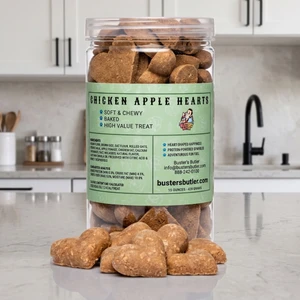 Chicken & Apple Hearts