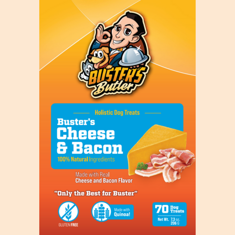 Buster's Cheese & Bacon Hearts  70 ct