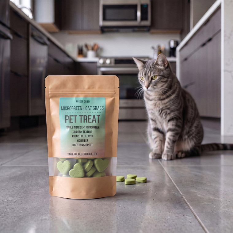 Cat Grass Microgreens