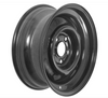 15x6  5-Hole 4.5" Bolt Circle Black Wheel 