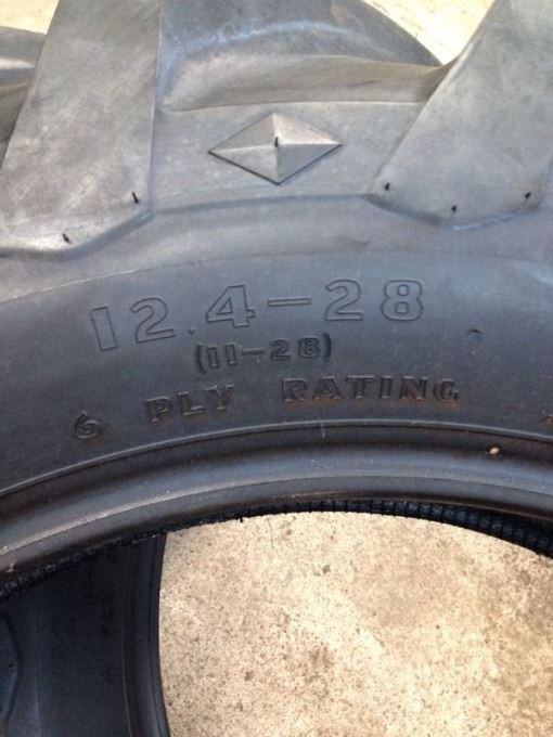 12.428 Goodyear Traction Sure Grip Rear Tractor Tire 6 Ply