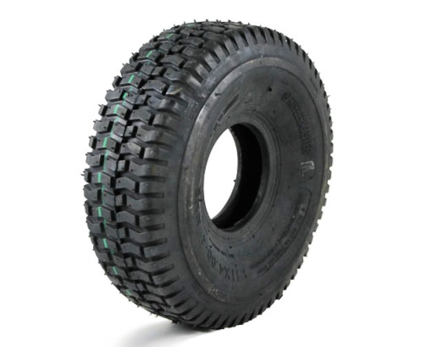 Rubber Master 11x4.00-5 Straight Rib 4-Ply Tubeless Tire For Lawn Mower - Turf Saver