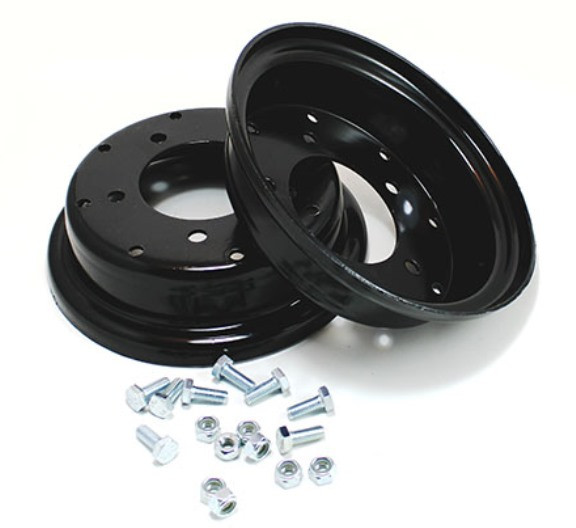9x4 5 Hole Trailer Wheel 2 Piece
