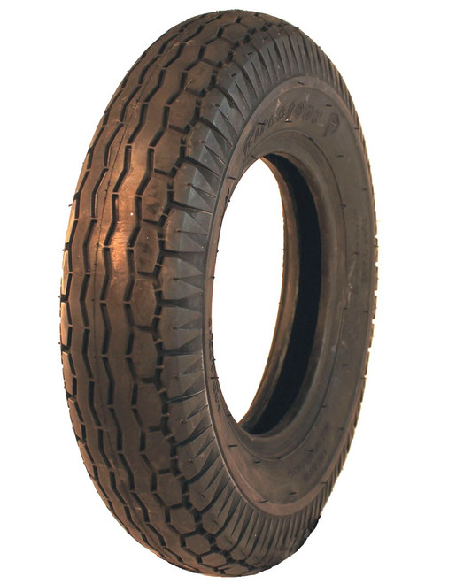 4.80-8 Firestone Turf Guide Rib Front Garden Tractor Tire 4 Ply