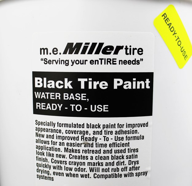 AA 1 Gal Concentrate Black Tire Paint - Water-Base