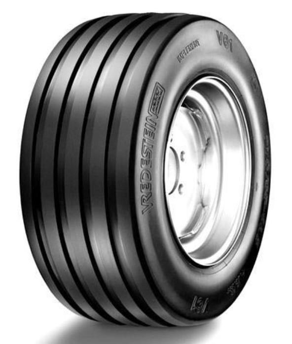 16x6.50-8 Vredestein V61 5-Rib Front Garden Tractor Tire 6 Ply