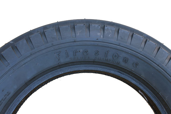 Indigenous〆 firestone 5.00-16 ヴィンテージ Coker Tire Firestone Deluxe Champion Motorcycle Tire 5.00-16
