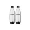 SodaStream Carbonating Bottles 1L Twin Pack Fuse Black