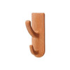 Nitoms Stripable Double Hook Wood Finish 1 pc H3110