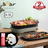 PowerPac Bear_Bear DKL-D12Z4 Steamboat with BBQ Plate 4L_Selffix Singapore