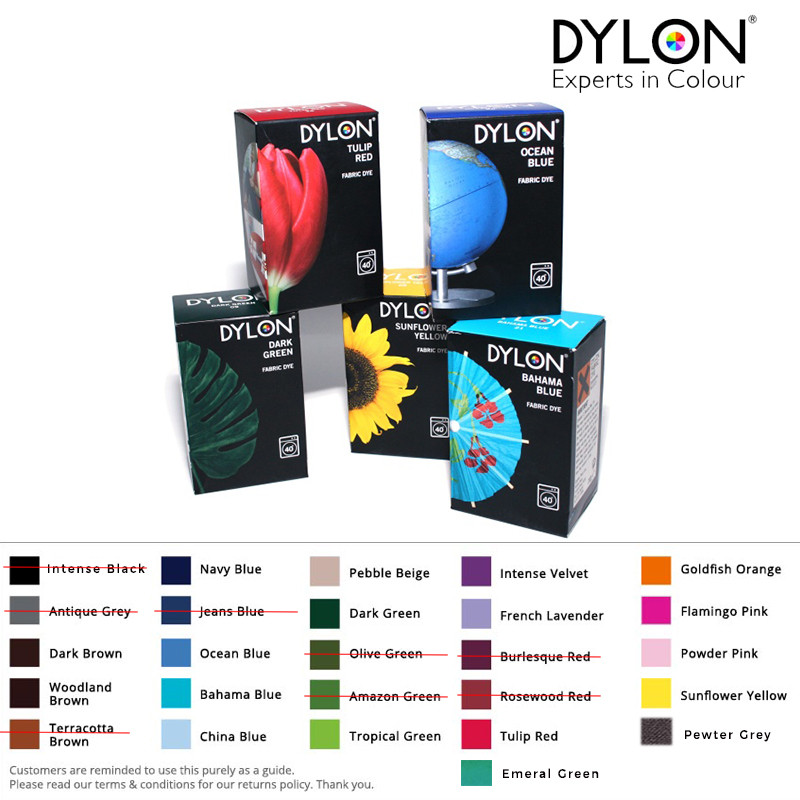 DYLON Maschinenfärbemittel – 350 G, Inkl. Salz, Pflaumenrot, Für Baumwolle & Viskose