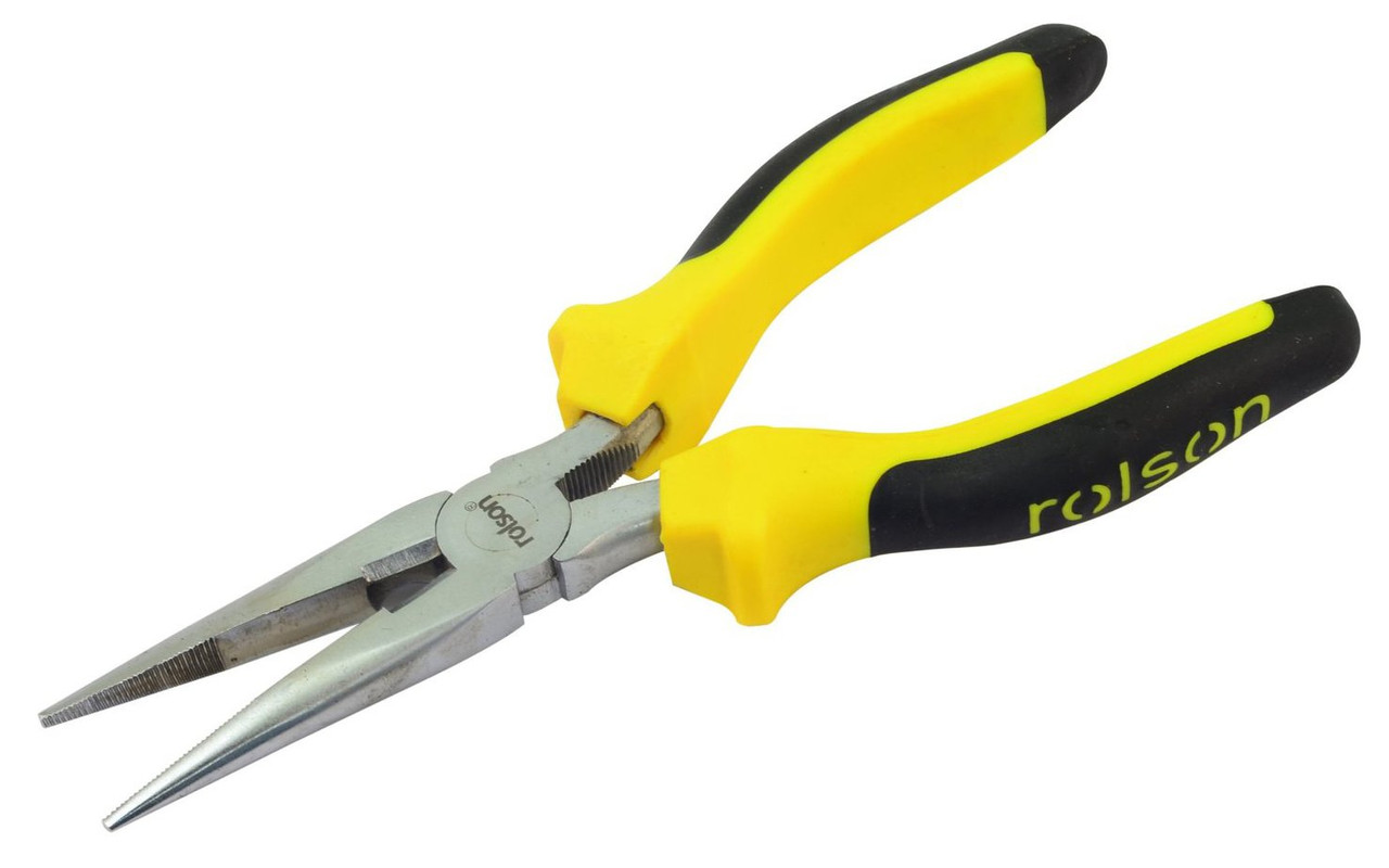 Rolson 200mm Nose Plier Dipping Handle Head Blister - Selffix DIY ...