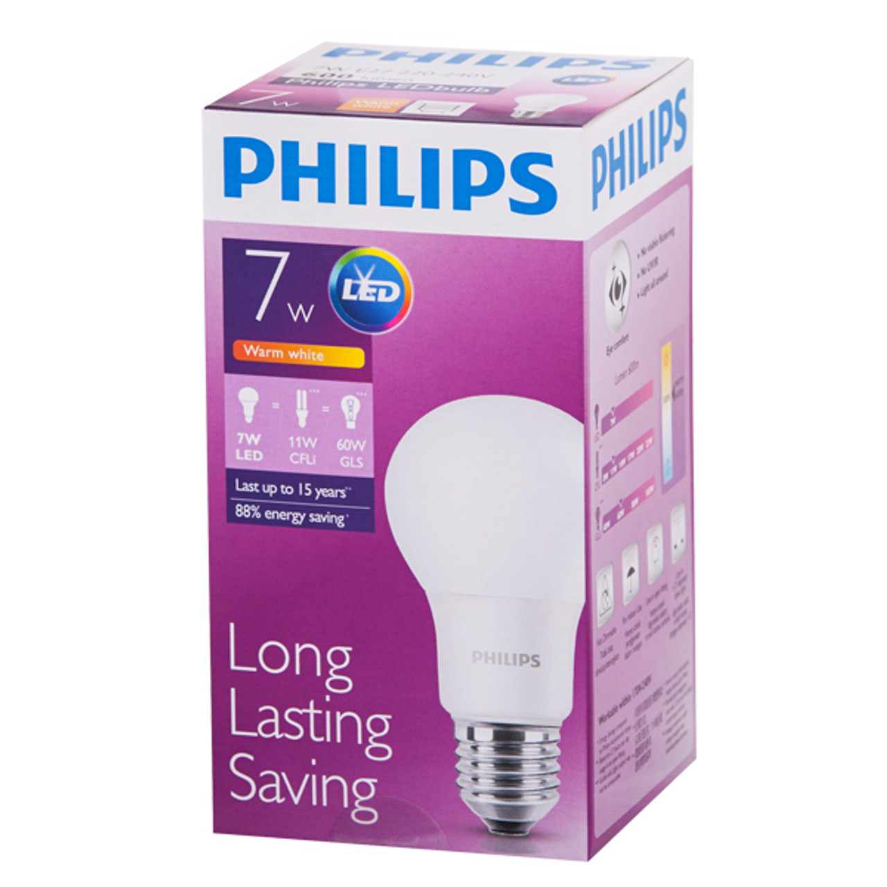 philips led e27 7w