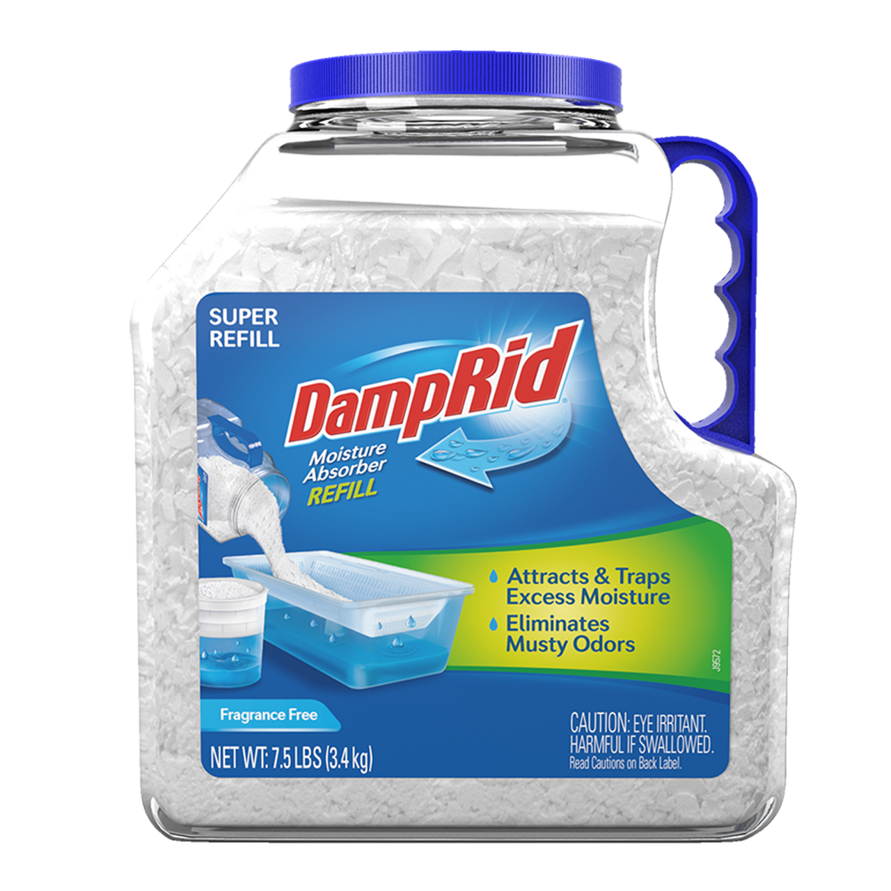 DampRid FG37H Moisture Absorber Super Refill 3.4kg (Fragrance Free