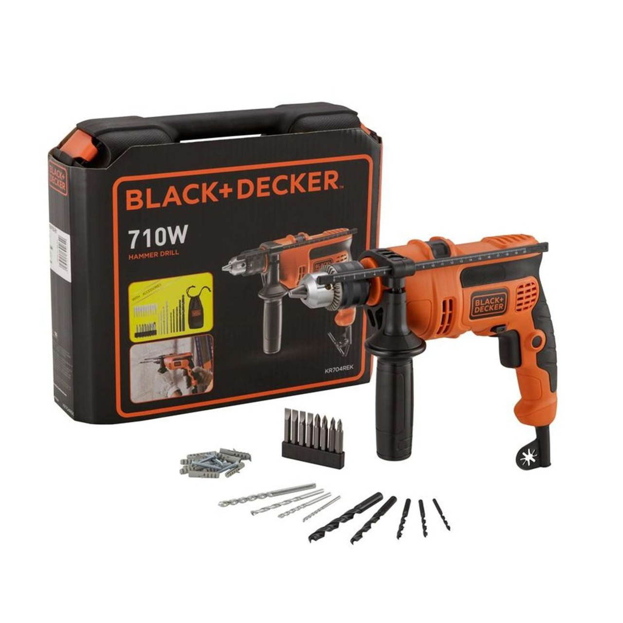 Black And Decker KR704REK 220 Volt 710 Watt Hammer Drill