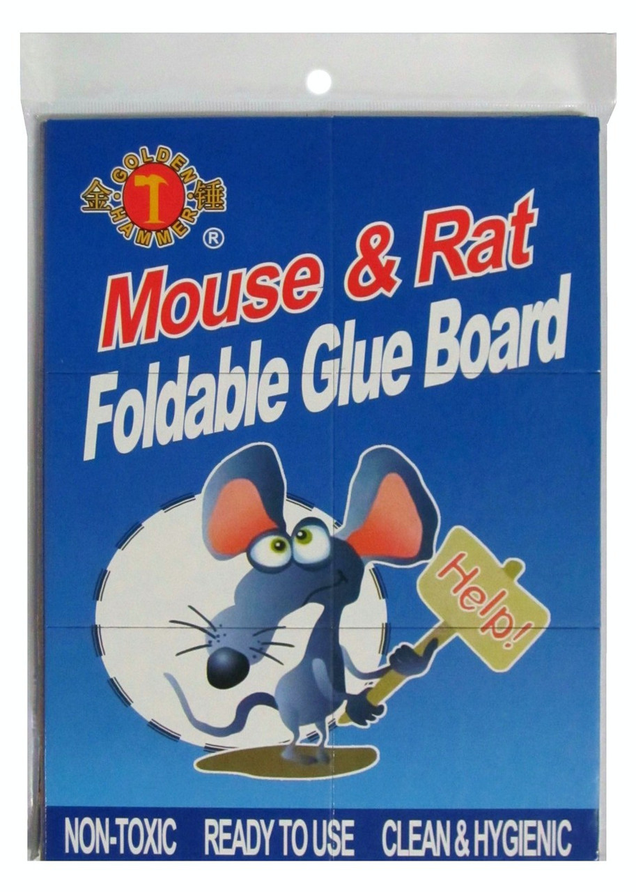 Golden Hammer Mouse & Rat Foldable Glue Board (Non-toxic