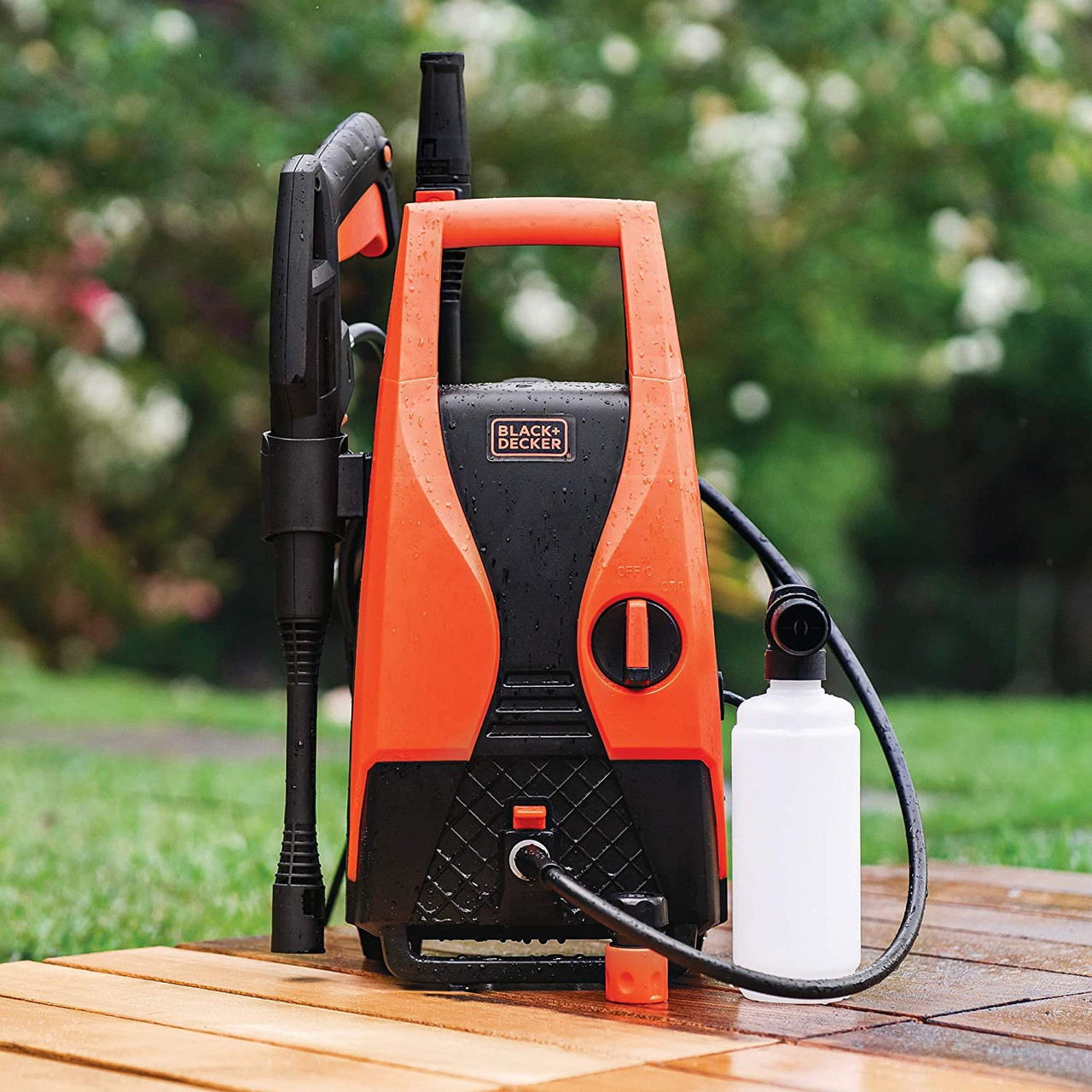 Black Decker PW1450TD 1400W 105 Bar Compact Pressure Washer