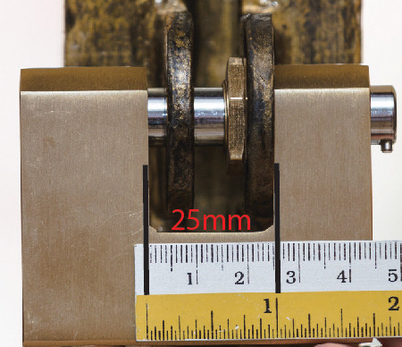 Loon Lock ART.118BKR (Key retain at unlocked position) - Selffix