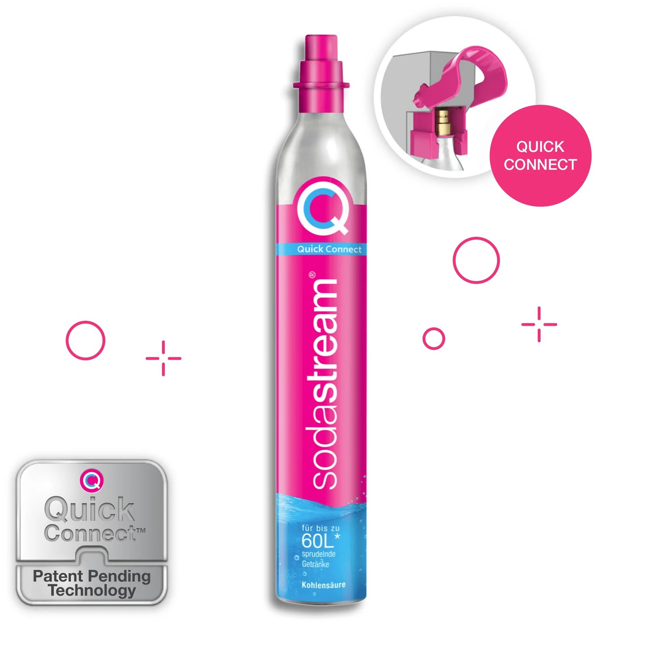 SodaStream QuickConnect Spare CO2 Cylinder 60L | Selffix DIY