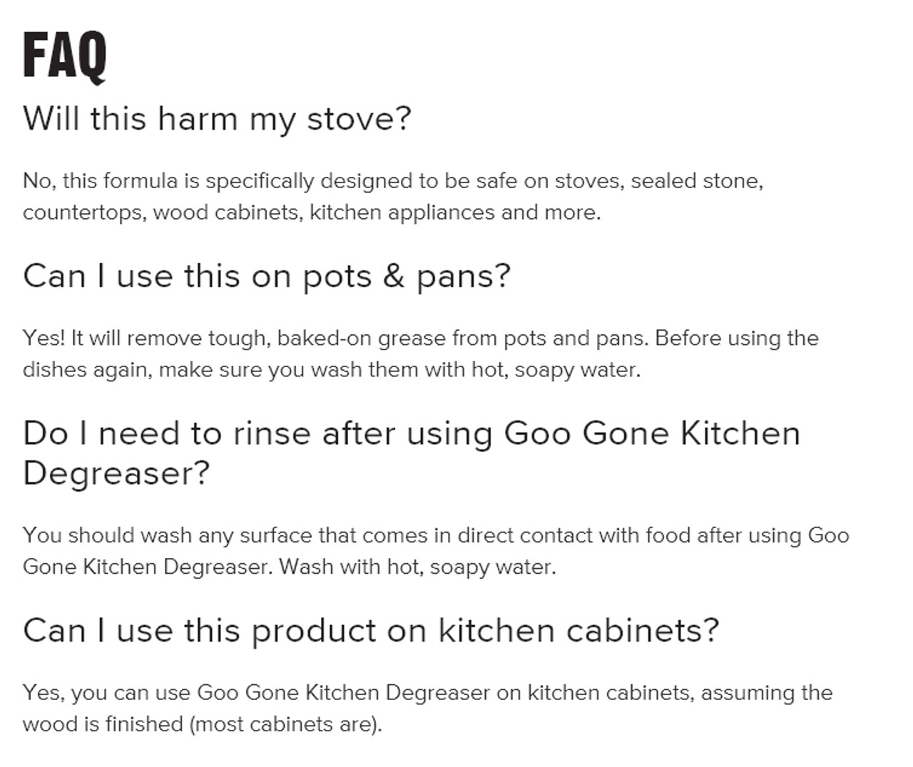 Goo Gone GG-2043 Kitchen Degreaser Cleaner 28oz - Selffix DIY