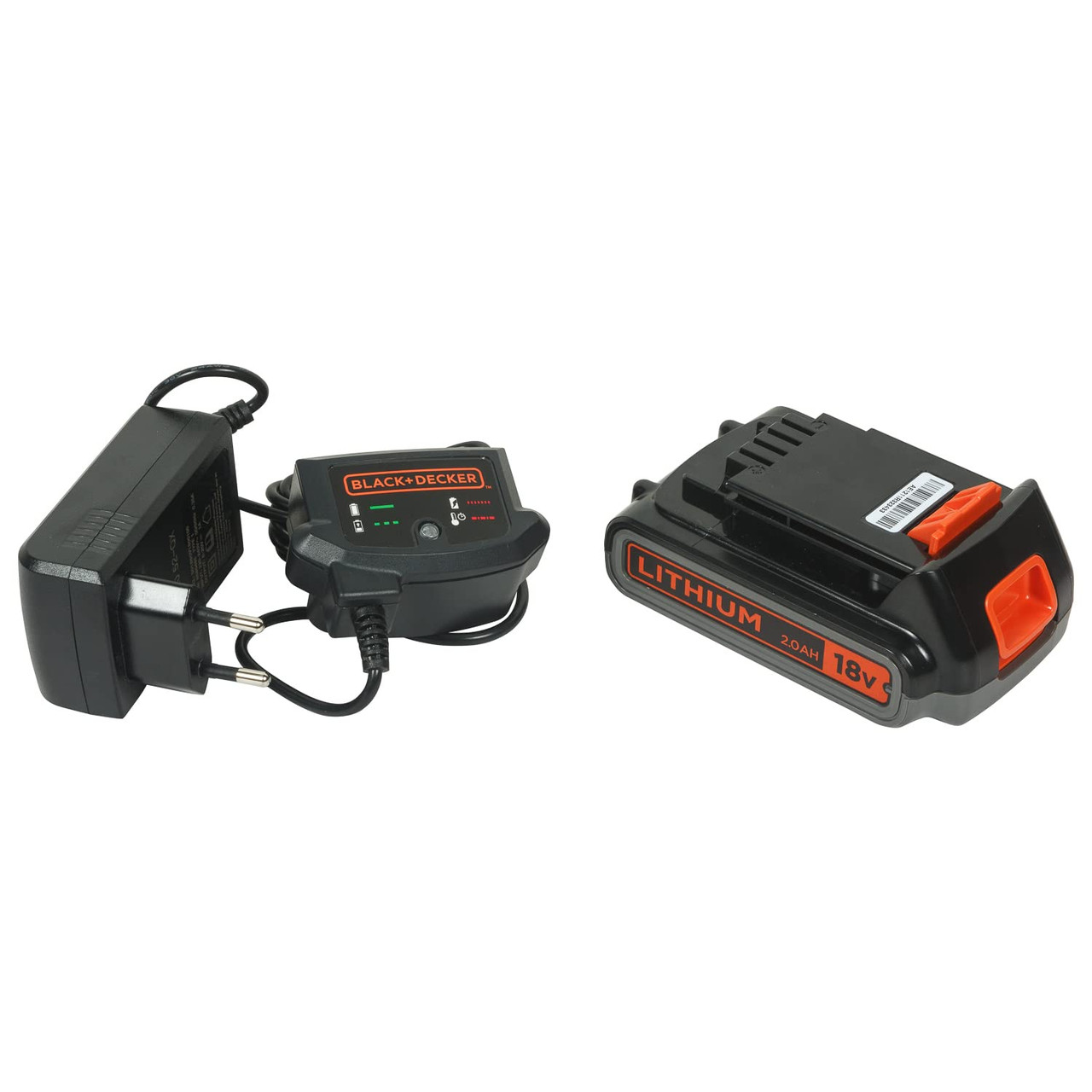 Hedge Trimmer Black And Decker Grass Hog 18v Battery Charger BLACK