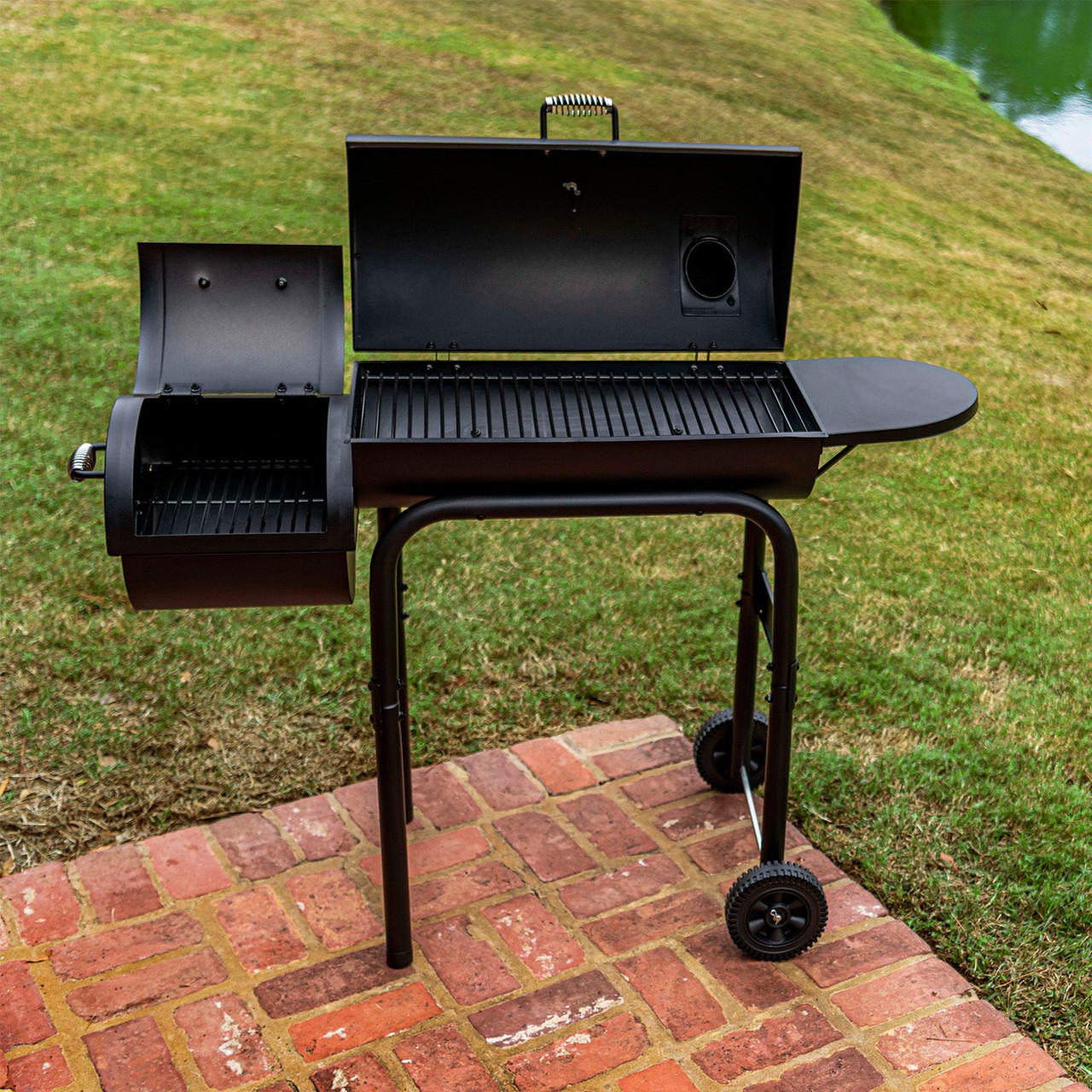 バーベキュー・調理用品 CHAR-BROIL 430 OFFSET SMOKER Char-Broil American Gourmet 430 Offset Smoker